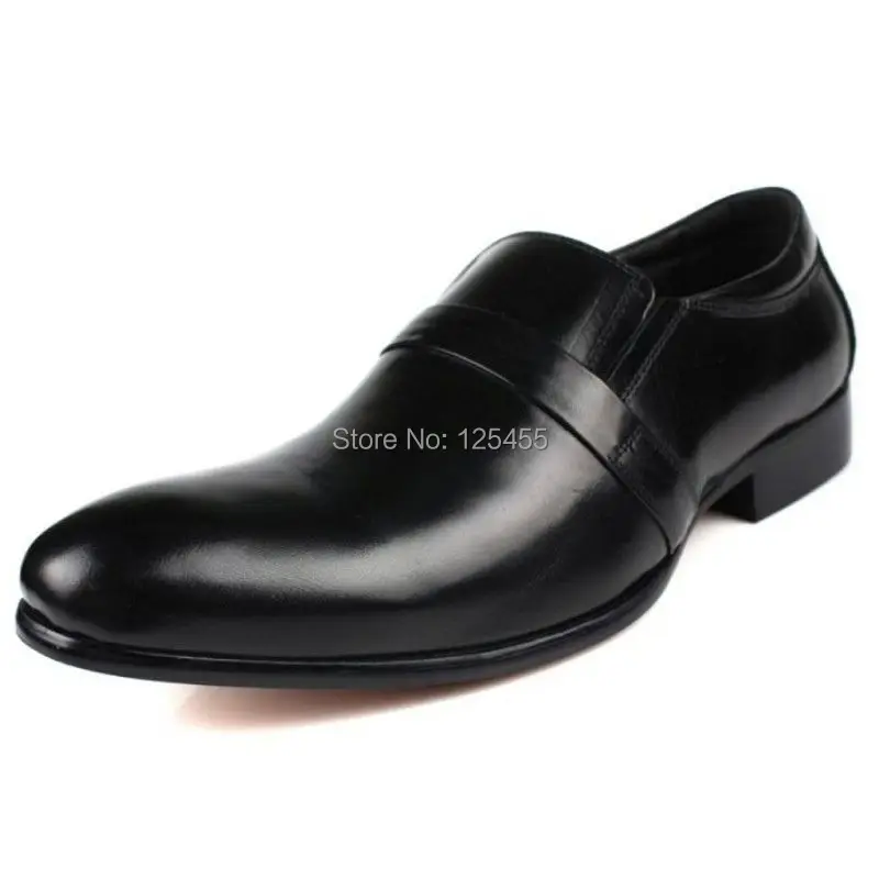 2 Color US Size 6.5-10 Leather Slip On Loafer Formal Dress Mens Fashion Shoes | Обувь
