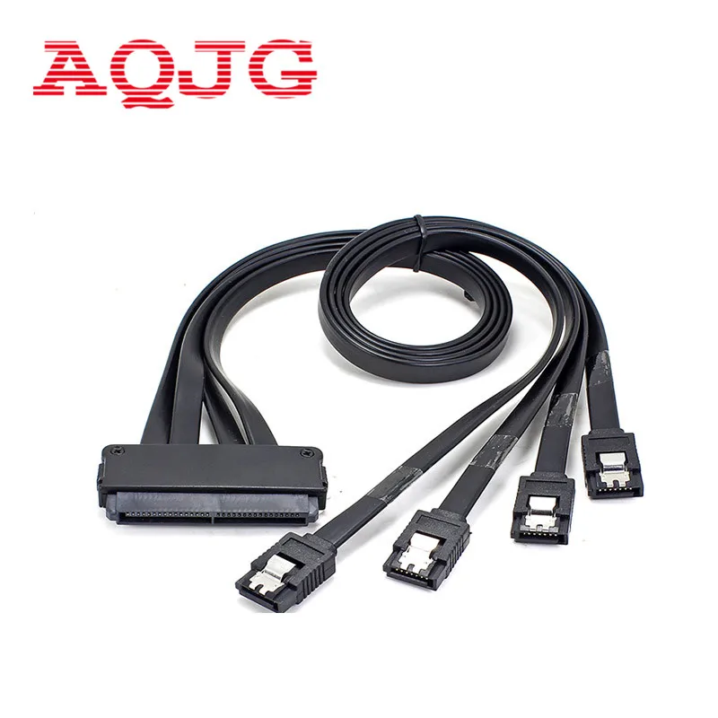 SAS Controller Mini SAS 4i SFF 8484 32 Pin to 4 SATA 7 Pin HDD Back