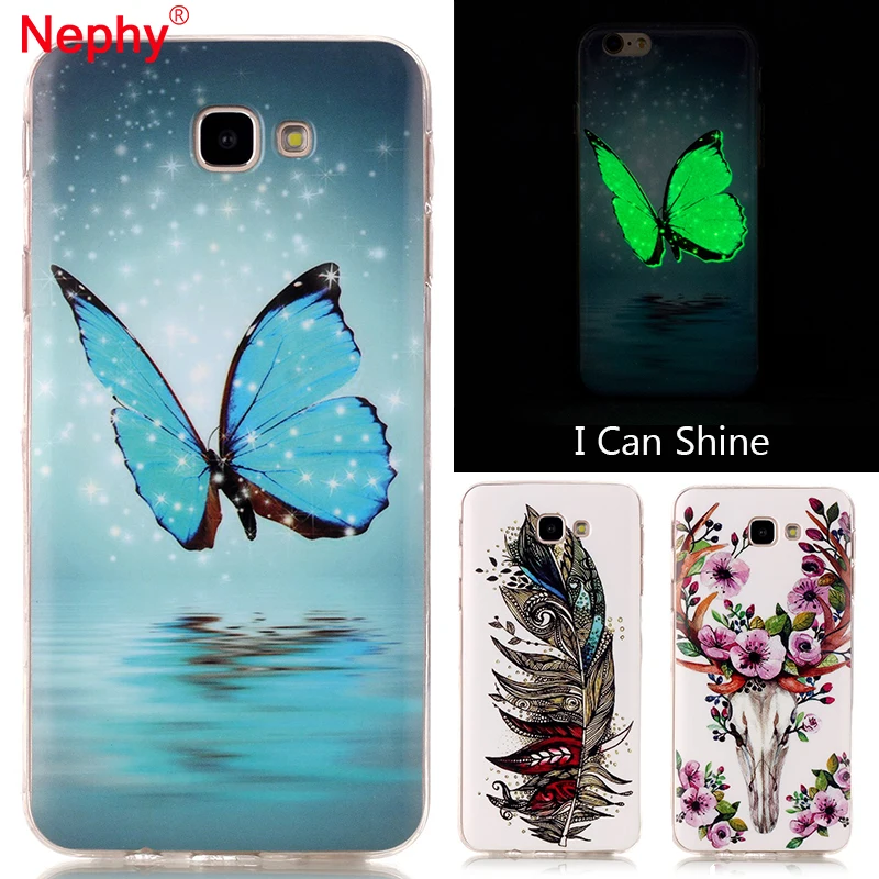 Nephy светящийся TPU чехол для samsung Galaxy J7 Neo NXT J700 J710 J730 2015 2016 2017 Prime Чехлы телефона