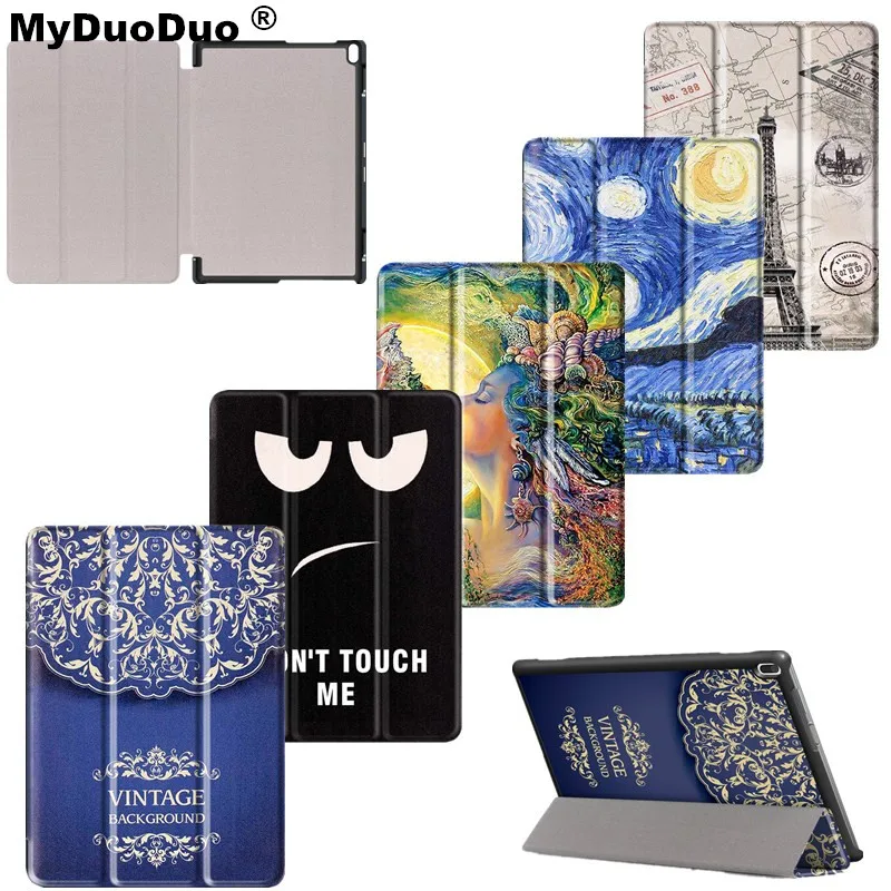 

Tri-Folded Tablet Case For Lenovo TAB 4 10 Smart Magnetic Fashio Print Stand Cover Tablet Case For Lenovo Tab4 10 TB-X304L/N/F
