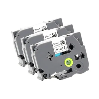 

5PCS PUTY compatible Tze251 tz251 TZ-251 24mm Black on White label tapes for PT-200 PT-300 PT-310 PT-520 P-touch label printer