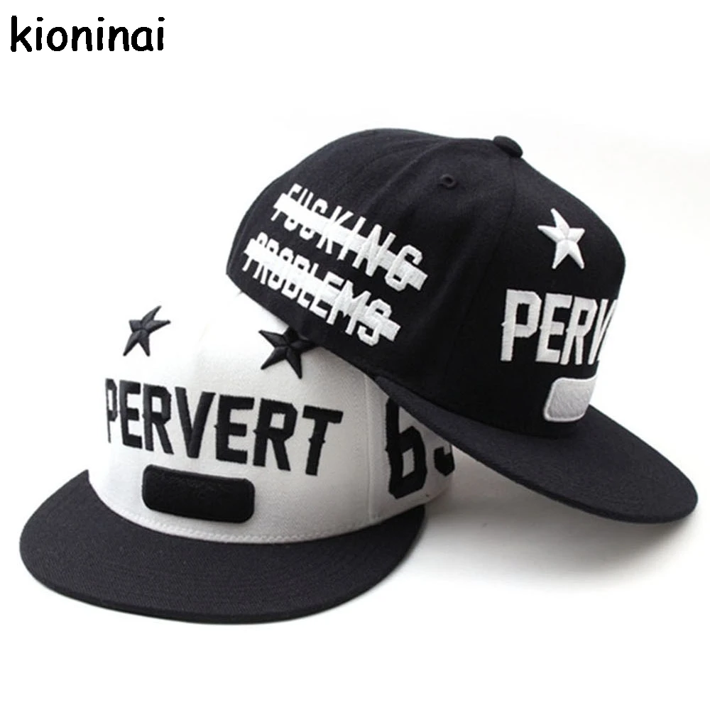 

Pervert 69 Embroidery Baseball Cap FUCKING PROBLEMS Snapback Gorras Planas Snapback Caps Hip Hop Hats Snapbacks Casquette Bone