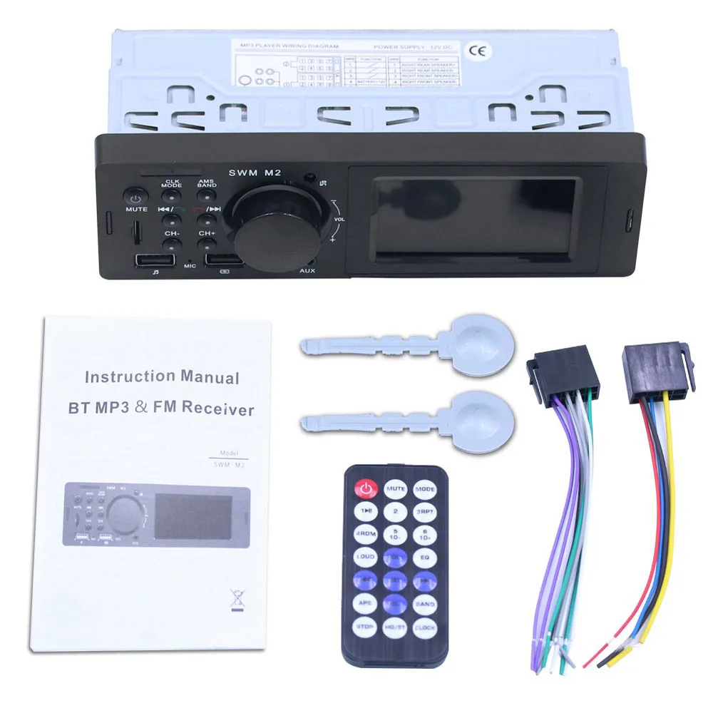 

Dual USB Charging Car MP3 Player TF AUX Audio Input Wreless Remote Control Bluetooth LED Display Car MP3 FM Transmitter