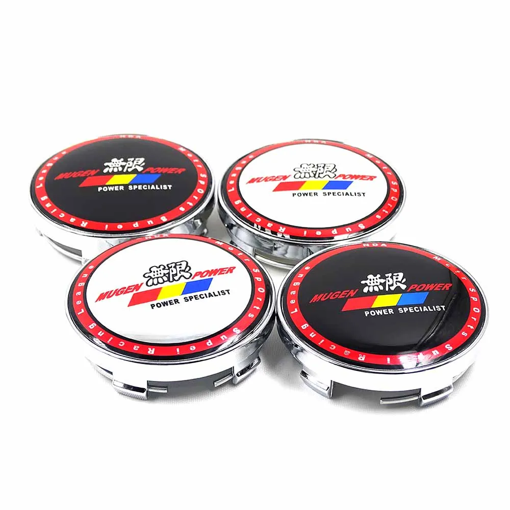 

Good Quality 4pcs/lot 56mm / 60mm Mugen logo Auto Car Wheel Center Hub Caps #030 Fit For Honda CIVIC CR-V UR-V XR-V ACCORD