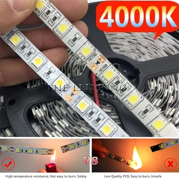 

1M 2M 3M 4M 5M 300Leds waterproof RGB Led Strip Light 5050 DC12V 60Leds/M Fiexble Light Led Ribbon Tape Home Decoration Lamp