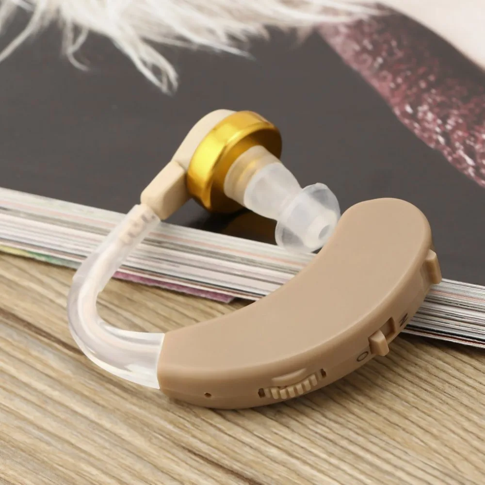 

Small Hearing Aid Sound Voice Amplifier Ear Hearing Aid Kit Adjustable Behind Hearing Enhancement Sound Enhancer Ear Care new