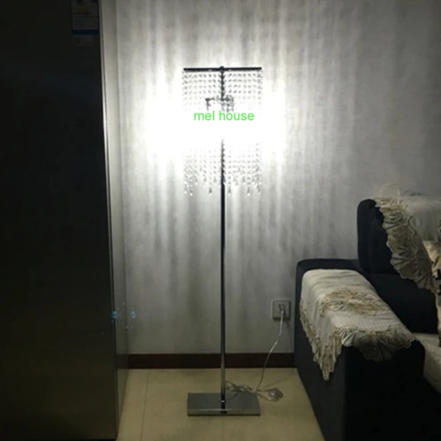 Led Crystal Floor Lights Modern Lamp Res Led Crystal Floor Lights Modern Lamp Res Stand Light Fixture Silver Candelabra