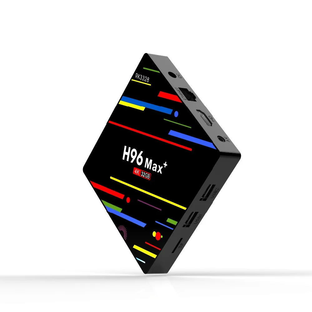 Android 8 1 smart tv box H96 MAX 4 ГБ ОЗУ 32 Гб ПЗУ медиаплеер Четырехъядерный 4K HDR10 USB 3 0 H.265