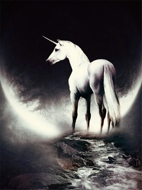 

oneroom Diy Diamond Painting Unicorn Handicraft Needlework Embroidery Resinstone Diamond Cross Stitch Mosaic Decoration