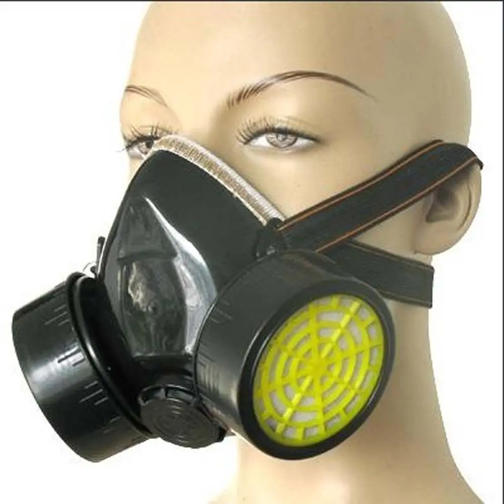 Free Shipping Dual Cartridge Respirator Filter Mask Home & Garden