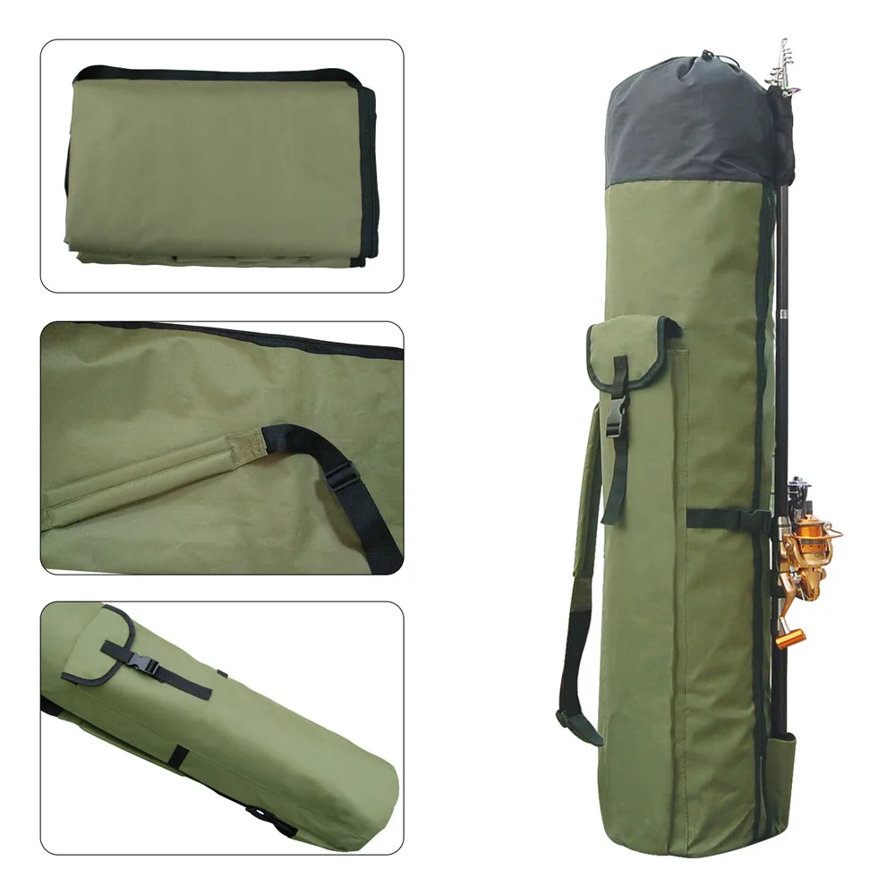 Shaddock Fishing Portable Multifunction Nylon Fishing Bags Fishing Rod Bag  Case Fishing Tackle Tools Storage Bag