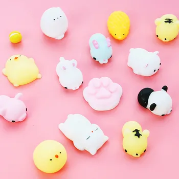 

1PC Stress Ball Squeeze Mini Cute Mochi Healing Kids Kawaii Toy Stress Reliever Decor Animal Noverty Toys Antistress
