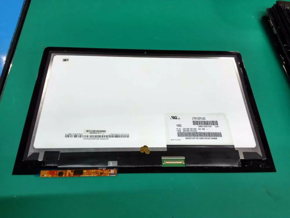 Новый 13 3 &quotдюймовый 3K сенсорный ЖК-дисплей Scrren LTN133YL03 для Lenovo Yoga Pro 1370 дигитайзер