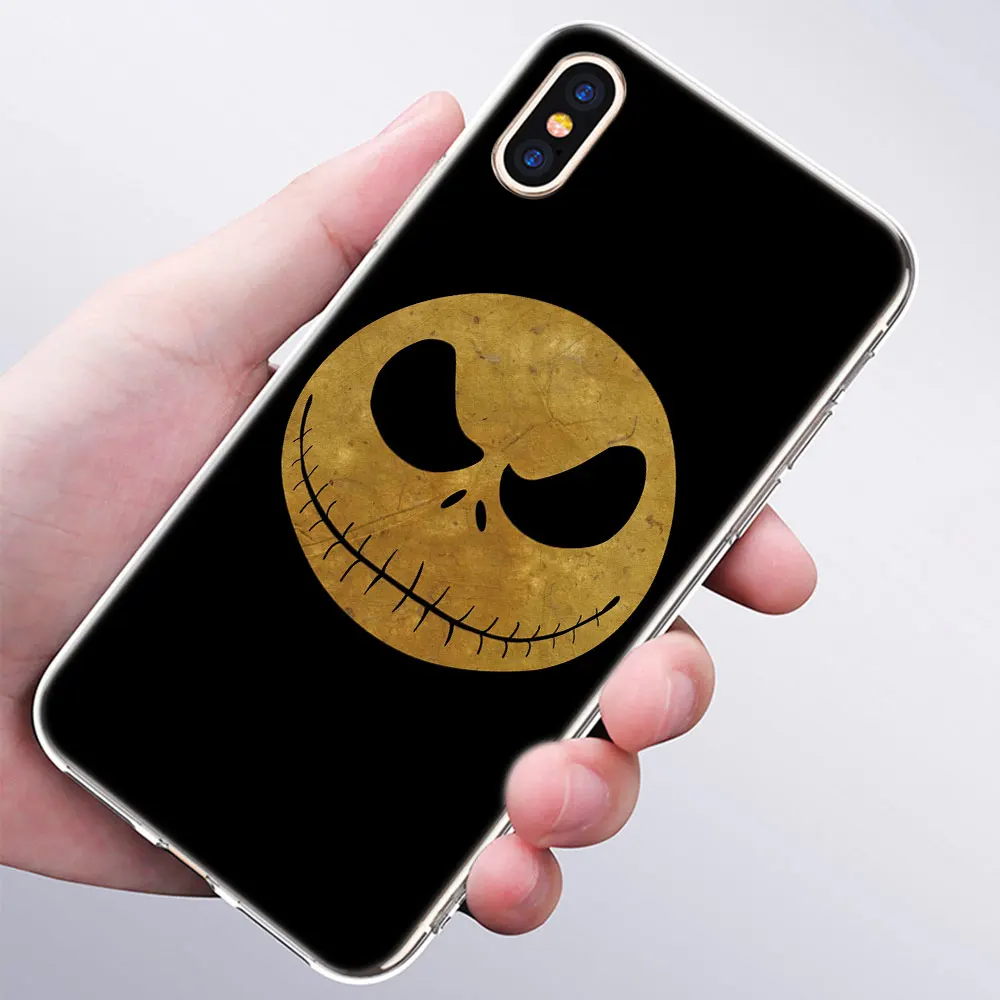 Модный силиконовый чехол Jack skellington для Apple IPhone 11 Pro XS Max X XR 7 8 6 6s Plus 5S SE TPU мягкий чехол для телефона s