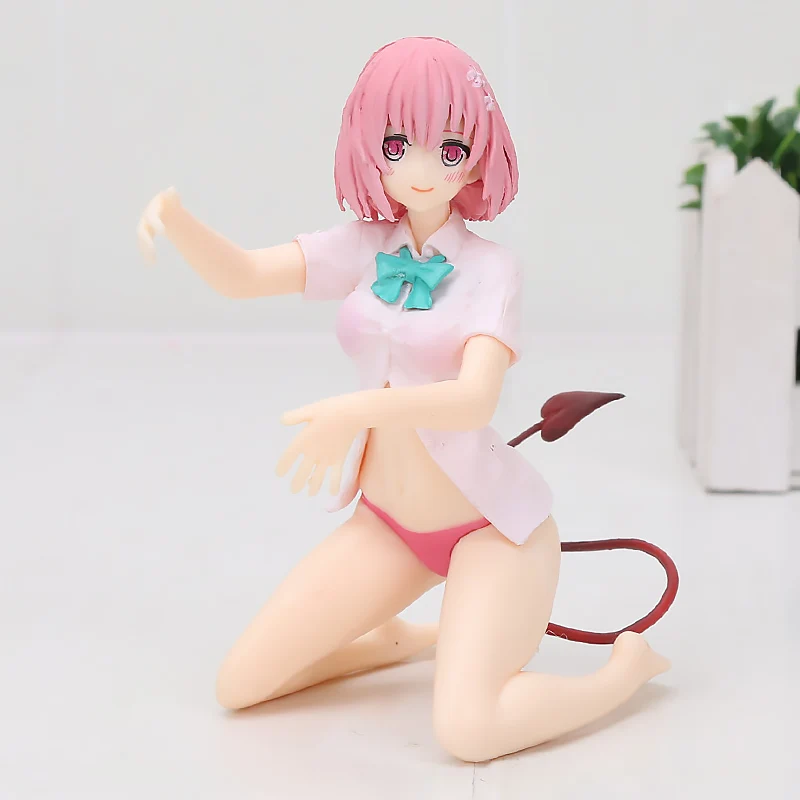 Аниме To Love Ru Kotegawa Yui Darkness Ver. 1/6 масштаб Momo Belia Deviluke ПВХ фигурка Коллекция Модель игрушка кукла - Color: pink opp bag