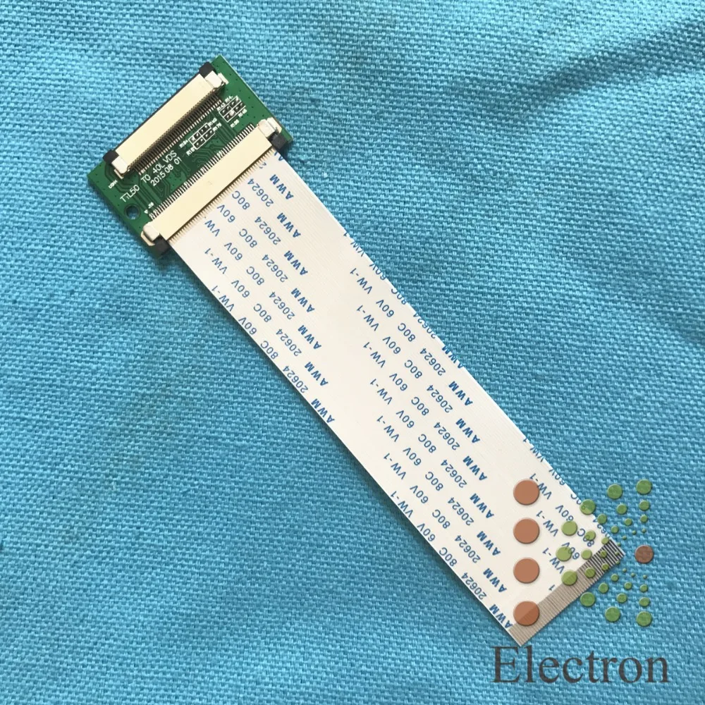 

50 Pin to 40 Pin ZIF 0.5mm Connector Adapter Board For TTL LCD 2set/lot