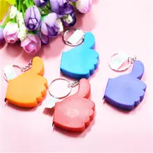 1 шт. 1 м портативная лента измеряет швейную линейку метр мини измерительный инструмент повесить брелок Измерительная Лента Портной измерения