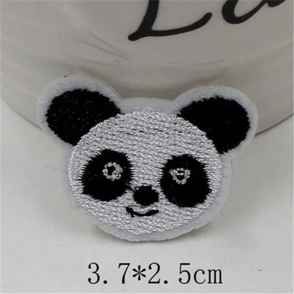 Cute Animals Iron on Cloth Patches 3pcs - Panda 1.65