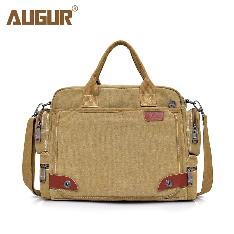 

AUGUR 2018 Messenger Bag Men Canvas Men's Shoulder Crossbody Bags Vintage Fashion Shcool Bag For Male Female Bolsa Feminina