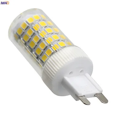 IWHD 4W LED 램프 G9 220V 86xsmd3528 320LM G9 LED 전구 세라믹 바이 핀 조명, 할로겐 디밍 가능 110v-220v 교체