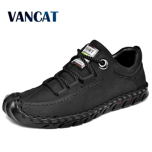 US $16.08 Men's Leather Casual Shoes Moccasins Men Loafers Brand Spring New Fashion Sneakers Male Boat Shoes 