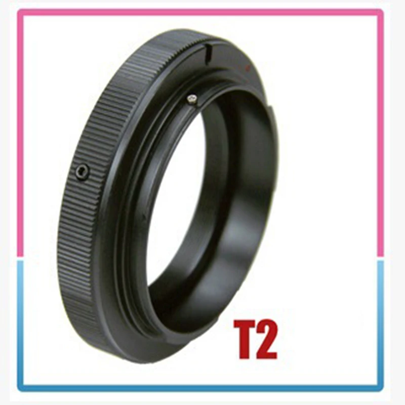 Adaptador de lente de anillo T2 T para Canon EOS T2 EOS 5D 7D 50D 60D 550D 600D 700D 1000D 1200D T5i T4i T3i T2i T1i envío gratis|t2 wiiadapter input -