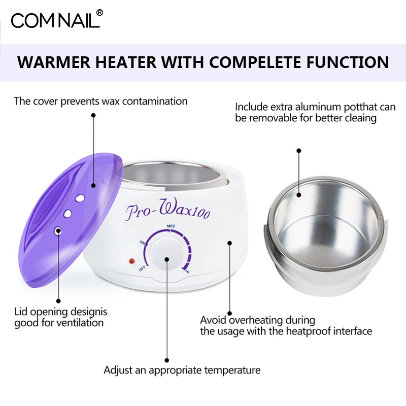 Billige Comnail Haar Removal Tool PRO Wax100 Wachs Heizung Mini SPA Wärmer Wachs Hand Epilierer Schiff Von Russische Lager