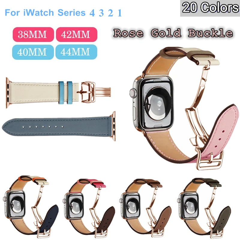 

Ремешок из натуральной кожи для Apple Watch 6 5 4 3 2 1 44 мм 40 мм