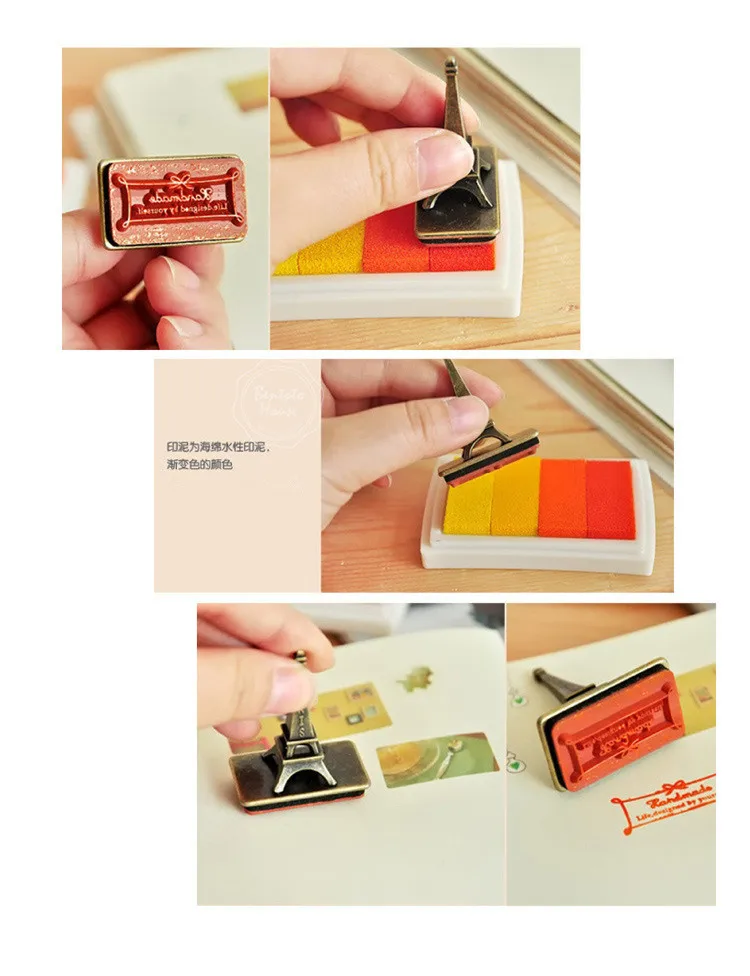 Креативный карамельный цвет печать Plgment Inkpad Cera паста для печатей учителя Скрапбукинг DIY ремесло почтовые штамп Pad Декор
