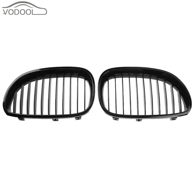 

1 Pair Gloss Black Car Front Kidney Grilles Racing Grills for BMW 5 Series E60 E61 04-09 520d 520i 523li Auto Accessories Parts