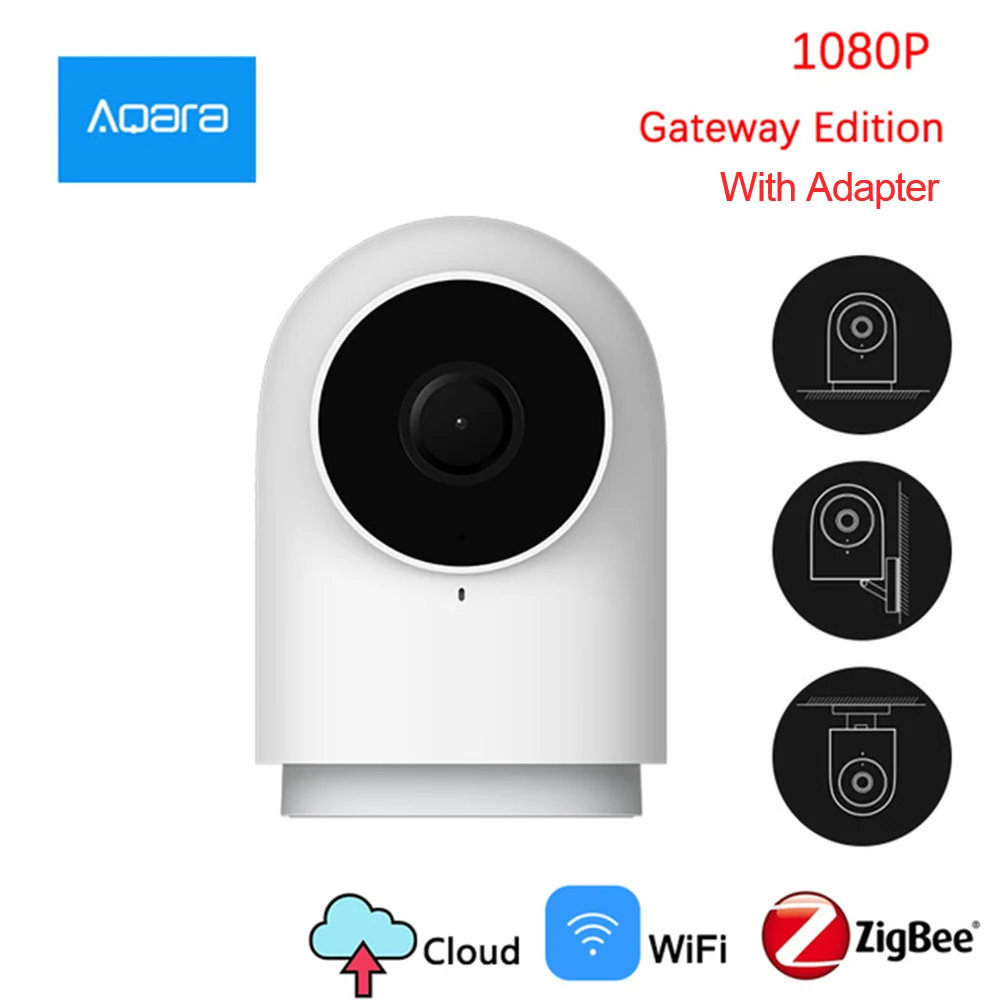 

HOT Genuine Xiaomi Mijia Aqara Smart Camera G2 1080P Gateway Edition Wifi Wireless Cloud Home Security Zigbee Smart Linkage 2019