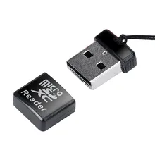 Компьютерный кард-ридер, мини Супер Скоростной USB 2,0, Micro SD/SDXC, TF кард-ридер, адаптер, подарки,, Прямая поставка