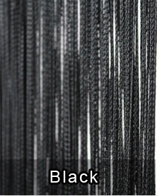 95*200 см Внутренняя отделка линии занавески свадебное украшение для гостиницы поставки двери занавески - Цвет: Black