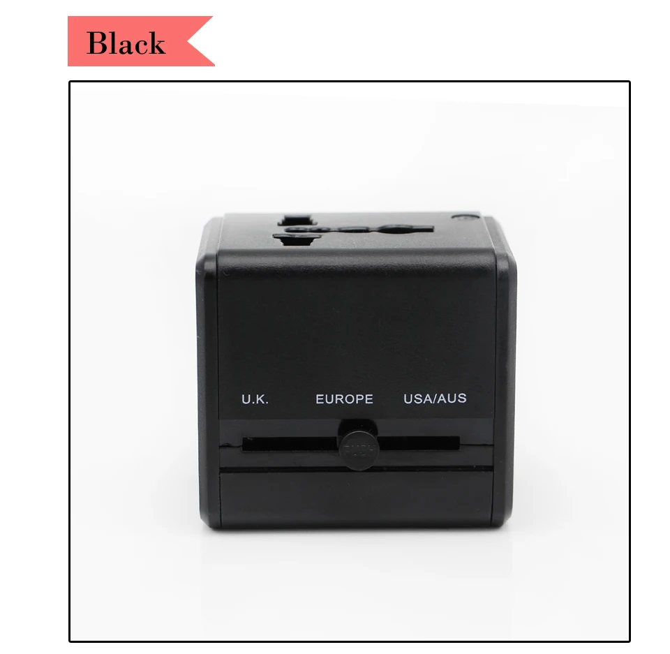 Pretty Electronic Universal Travel Adapter  Electric Plugs Sockets Converter USAUUKEUCN Dual USB Charging Electrical Power  (26)