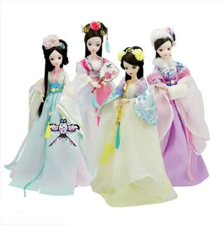 Новинка, Куклы Kurhn для девочек, четыре сезона, сказочный шарнир, тело, Китайский миф, этническая кукла, игрушки для девочек, подарок на день рождения