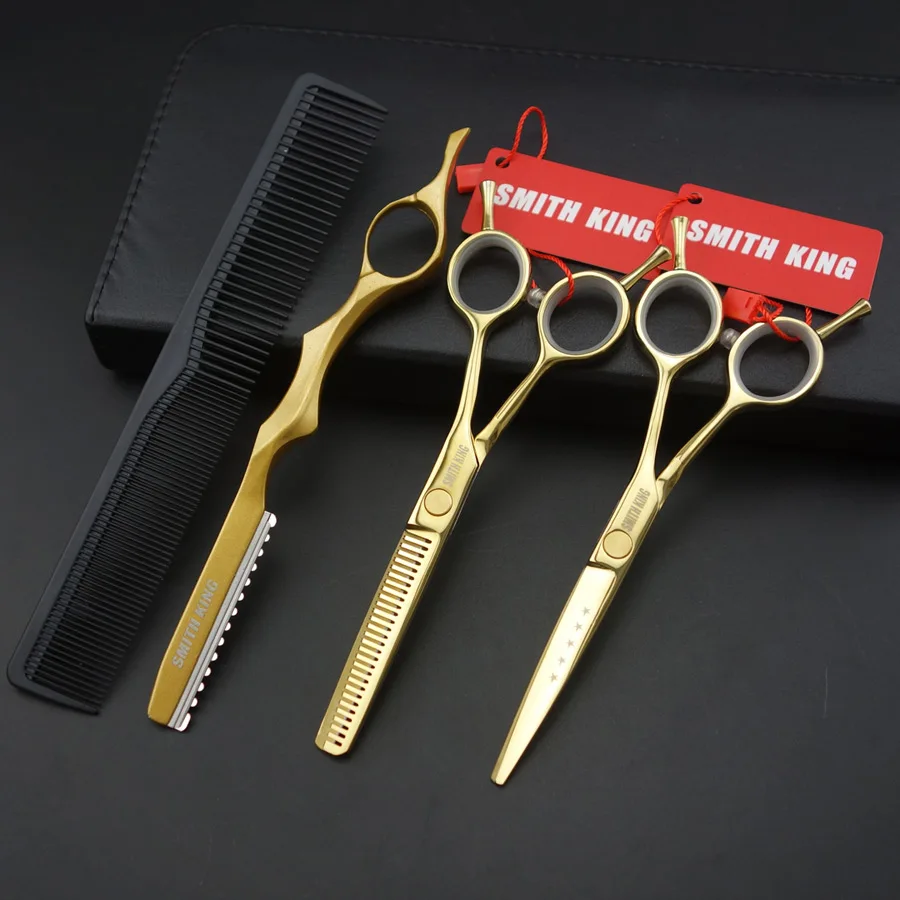 

5.5 inch Professional Hair dressing scissors/Shears,Cutting scissors/Thinning scissors&razor&Thinning comb high quality S042