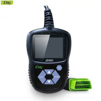 

High quality OBDII cable JDiag JD301 OBD2 OBDII Code Reader Scan OBD 2 Car Diagnostic Tool with large screen display