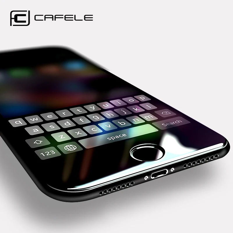 CAFELE чехол из закаленного стекла для iPhone 6 6s 7 8 plus защита экрана 2.5D HD прозрачное