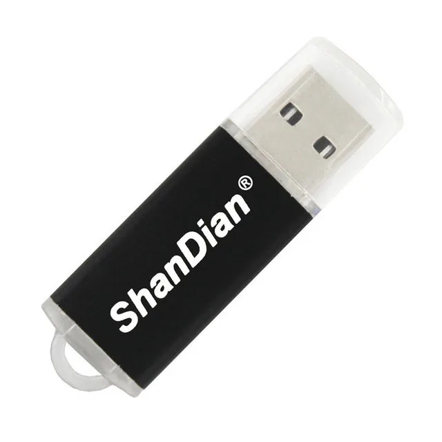 SHANDIAN креативный usb флеш-накопитель 64 ГБ 32 ГБ 16 ГБ 8 ГБ 4 ГБ внешний накопитель свадебная фотография модный подарок - Цвет: Black