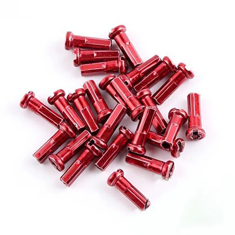 72 Pcs Multicolor Alloy Anodized Bike Wheel Spoke Nipples 14mm Mountain Bike Cycling Spokes Nipples For Bicycle Wheel