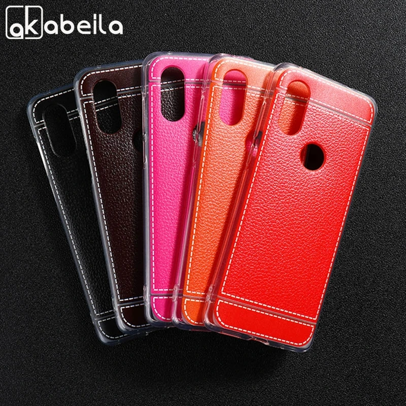 

Soft TPU Case For Motorola Moto One Vision Case Leather Texture Silicone Phone Cover For Motorola Moto P40 Coque 6.2" Bumper Bag