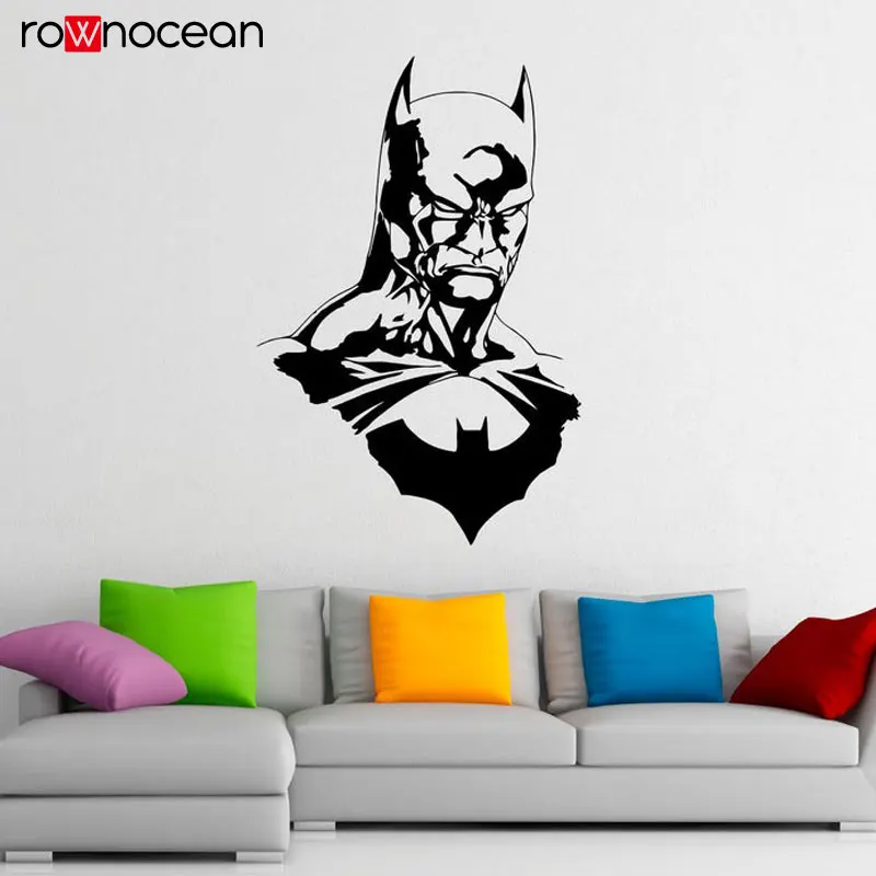 

Batman Superhero Dark Knight Wall Decal Vinyl Stickers Comics Hero Home Interior Design Art Murals Boys Kids Bedroom Decor 3407