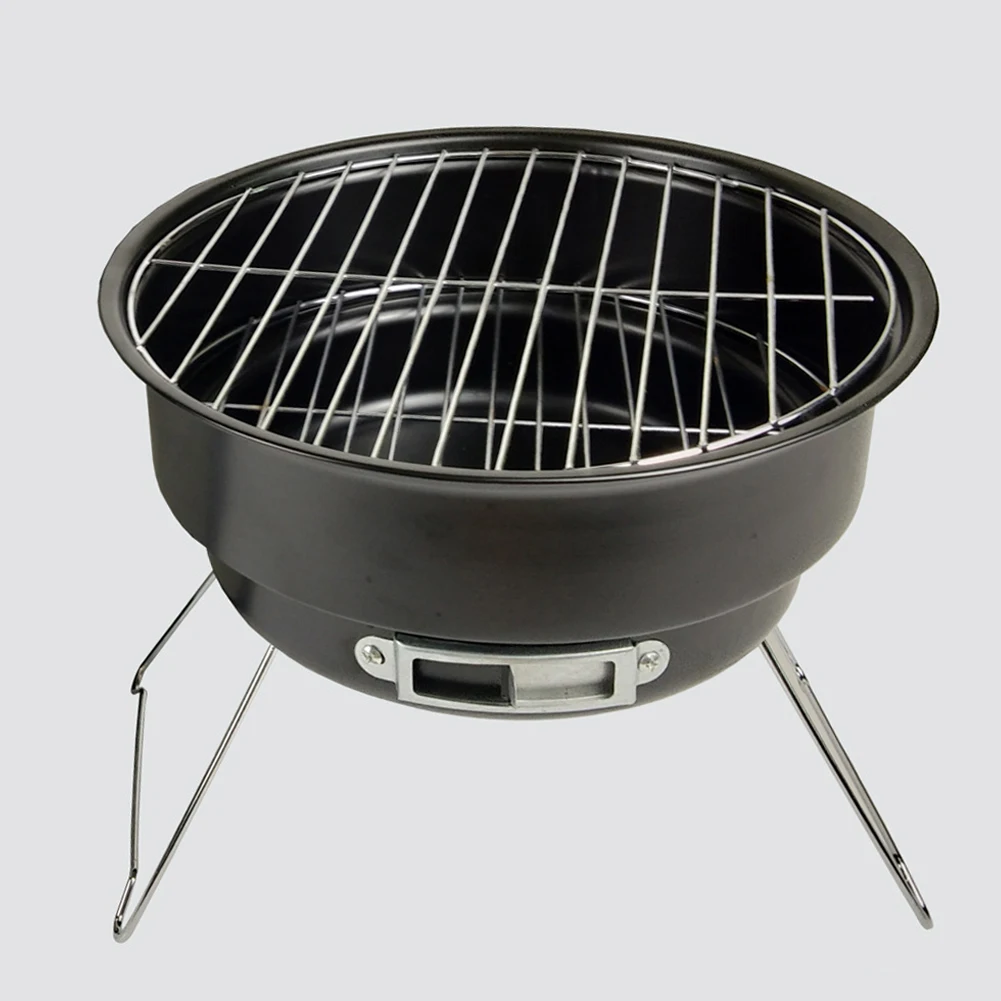 

Baking Barbecue Charcoal BBQ Grill Reusable Easy Cleaning Camping Round Large Kettle Outdoor Portable Picnics Patio Foldable