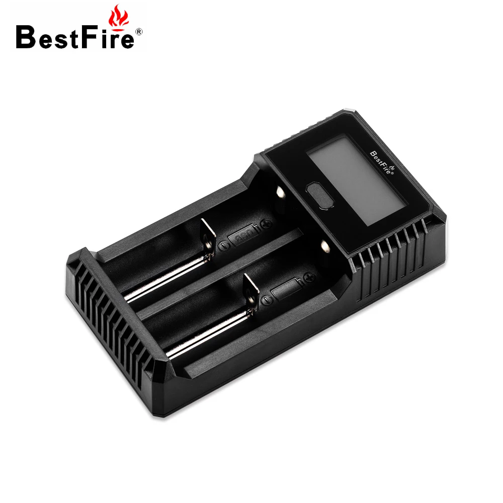 Bestfire 18650 Battery LCD USB Smart Charger C 2A 2 Slots for 18650 26650 18350 Battery