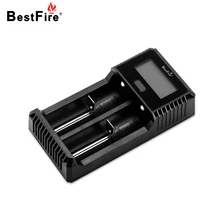 Bestfire 18650 Battery LCD USB Smart Charger C-2A 2 Slots for 18650 26650 18350 Battery Charger for VTC6 SMOK VOOPOO Drag 2 A127