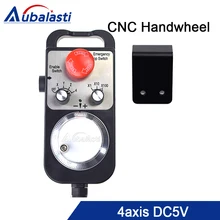 4 оси Self-Сброс с аварийной остановки электронный маховик с ЧПУ обрабатывающий центр генератор импульсов ЧПУ внешний маховик фрезерный станок с ЧПУ