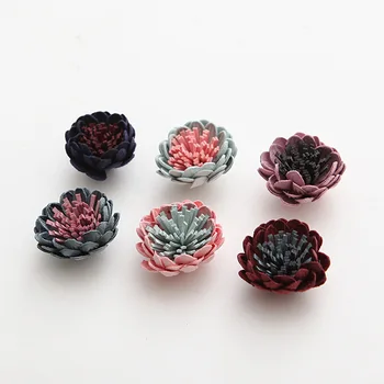 

velvet flowers for girls hair accessories,fabric flower for headbands,hair flower for kids