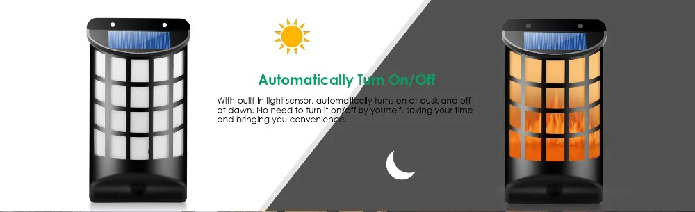 solar flame light