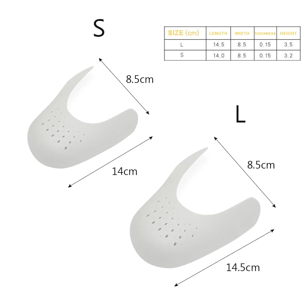 Kit de protection de ligne de pli de chaussure, protecteur de guérison, anti-flexion, fissure, Parker, support de casquette, civière de chaussure, garde l'extenseur de bouclier