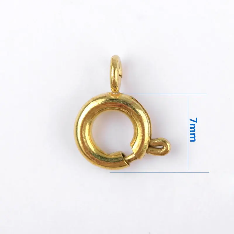 Brass Spring Ring Clasp jewelry findings shipping free mang color can